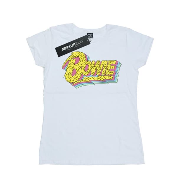 David Bowie Womens/Ladies Moonlight 90s Logo Cotton T-Shirt