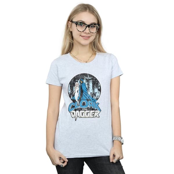 Marvel Womens/Ladies Cloak And Dagger Retro Cotton T-Shirt