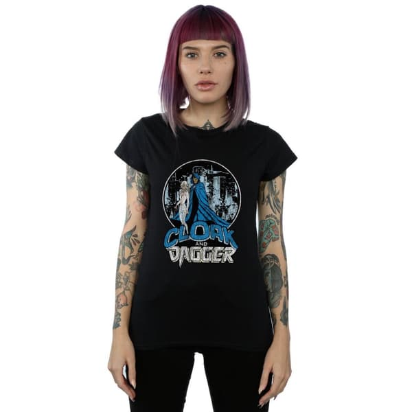 Marvel Dam/Lady Cloak And Dagger Retro T-shirt i bomull