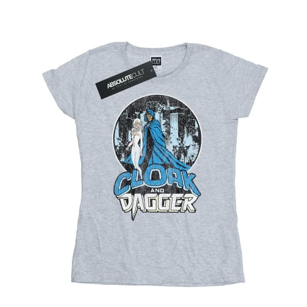 Marvel Womens/Ladies Cloak And Dagger Retro Cotton T-Shirt