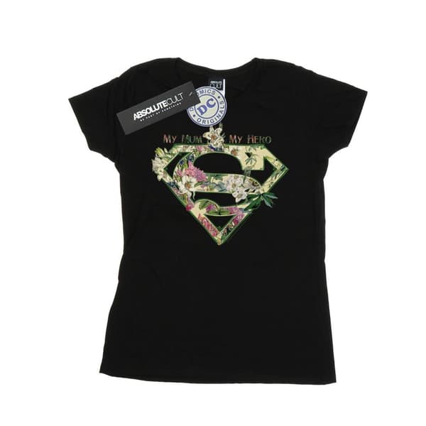 DC Comics Womens/Ladies Supergirl My Mum My Hero Cotton T-Shirt