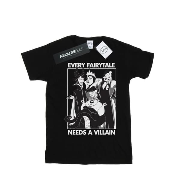 Disney Pojkar Varje saga behöver en skurk T-shirt Black 9-11 Years