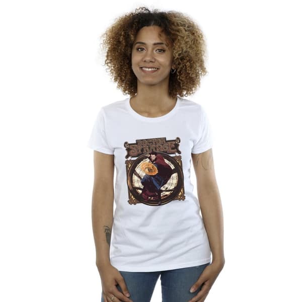 Marvel Dam/Tjej Doctor Strange Circle T-shirt i bomull