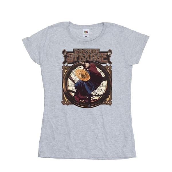 Marvel Dam/Tjej Doctor Strange Circle T-shirt i bomull