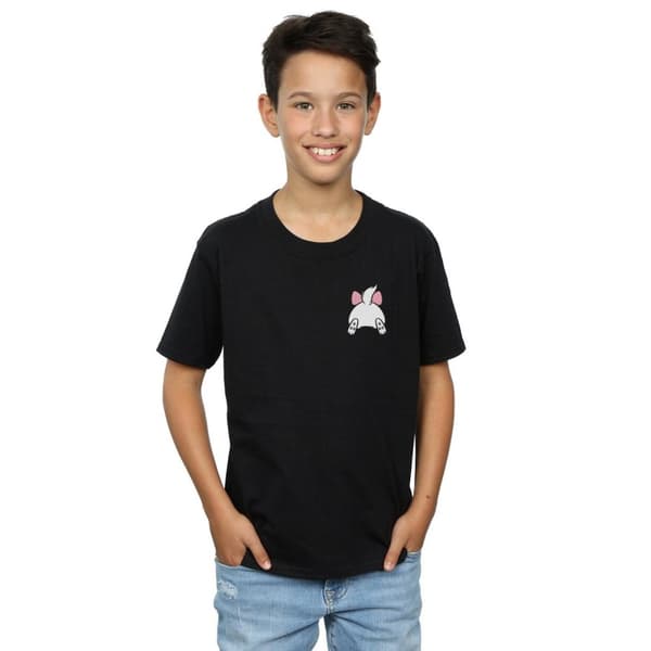Disney Aristocats Marie Backside - T-shirt med brösttryck för pojkar