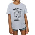 Miniatyrbild 3 av 5: DC Comics Batman Check Out My Profile T-shirt i bomull för flickor