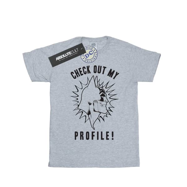 DC Comics Batman Check Out My Profile T-shirt i bomull för flickor