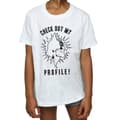 Miniatyrbild 4 av 5: DC Comics Batman Check Out My Profile T-shirt i bomull för flickor