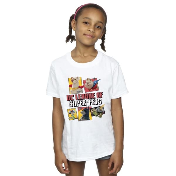 DC Comics Girls DC League Of Super-Pets Profile Cotton T-Shirt