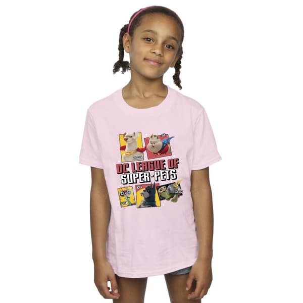 DC Comics Girls DC League Of Super-Pets Profile Cotton T-Shirt