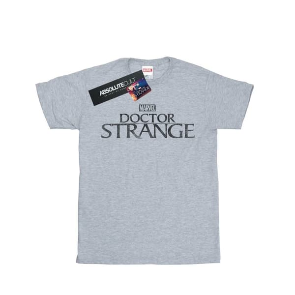 Marvel T-shirt i bomull med Doctor Strange-logga för flickor
