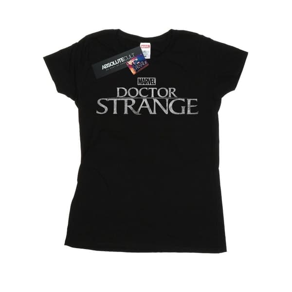 Marvel Dam/Tjej - Doctor Strange - T-shirt i bomull med logotyp