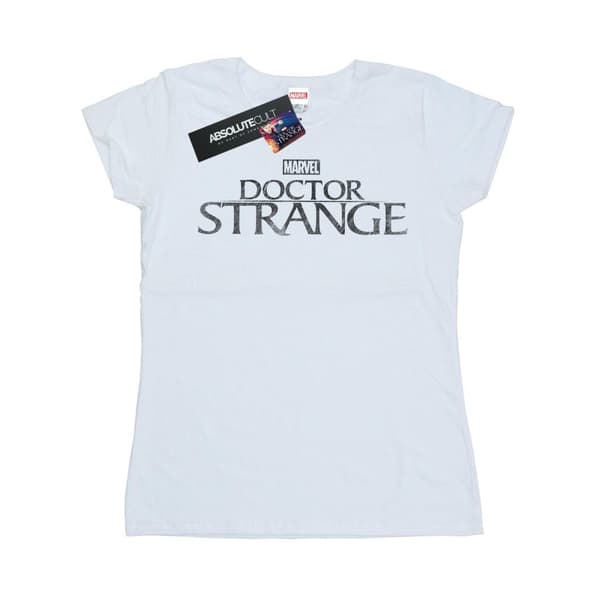 Marvel Dam/Tjej - Doctor Strange - T-shirt i bomull med logotyp