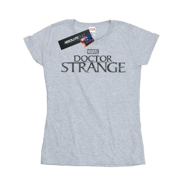 Marvel Dam/Tjej - Doctor Strange - T-shirt i bomull med logotyp