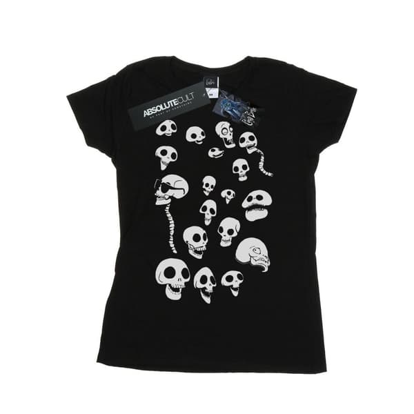 Corpse Bride Dam/Tjej Afterlife Skulls Bomulls-T-shirt