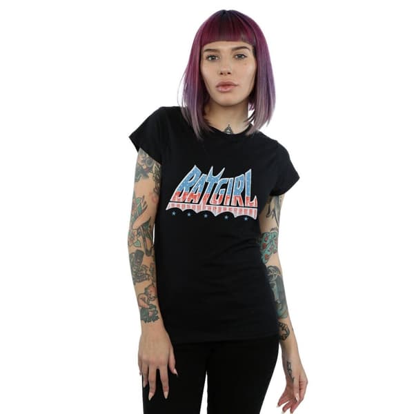 DC Comics Womens/Ladies Batgirl American Logo Cotton T-Shirt