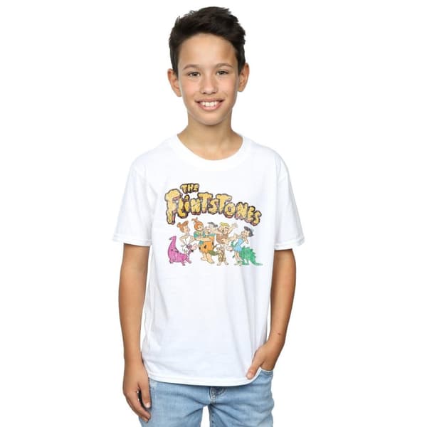 The Flintstones Boys Group T-shirt med tryck