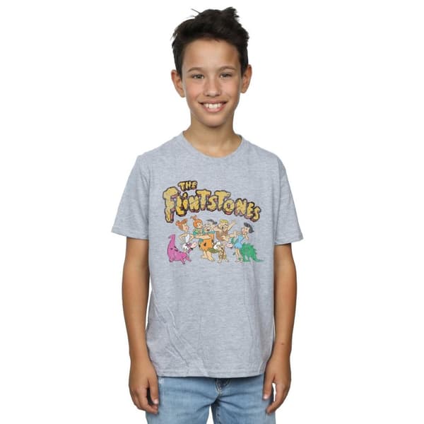 The Flintstones Boys Group T-shirt med tryck
