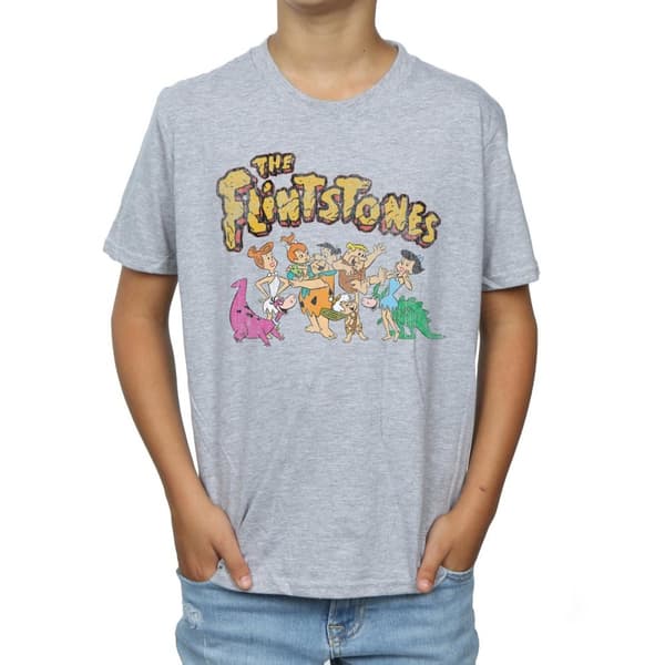 The Flintstones Boys Group T-shirt med tryck