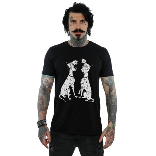 Disney 101 Dalmatiner-familjens t-shirt för herrar
