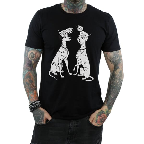 Disney 101 Dalmatiner-familjens t-shirt för herrar