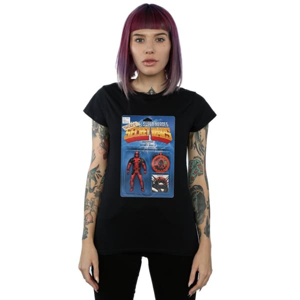 Marvel Dam/Tjej - Deadpool Secret Wars Action Figure - Bomulls-T-shirt