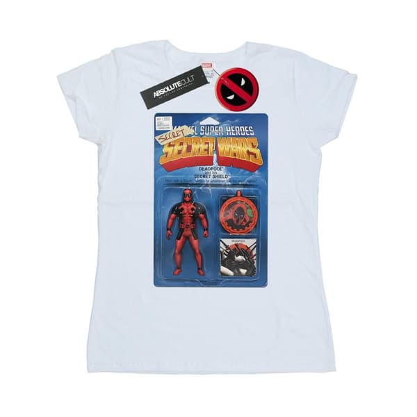 Marvel Dam/Tjej - Deadpool Secret Wars Action Figure - Bomulls-T-shirt