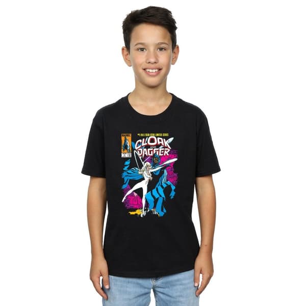 Marvel Boys Cloak And Dagger Comic Cover T-Shirt