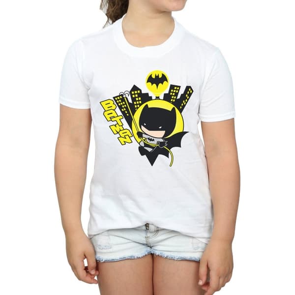 DC Comics Chibi Batman t-shirt i bomull för flickor