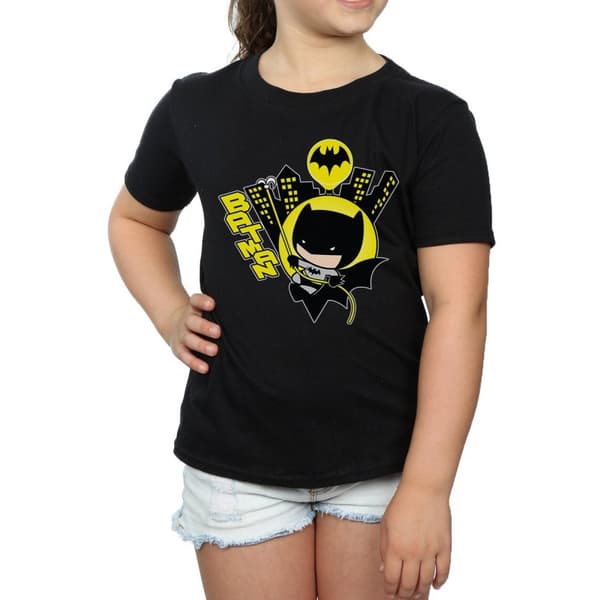 DC Comics Chibi Batman t-shirt i bomull för flickor
