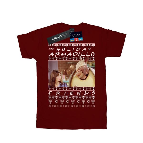 Friends Fair Isle Holiday Armadillo T-shirt i bomull för flickor