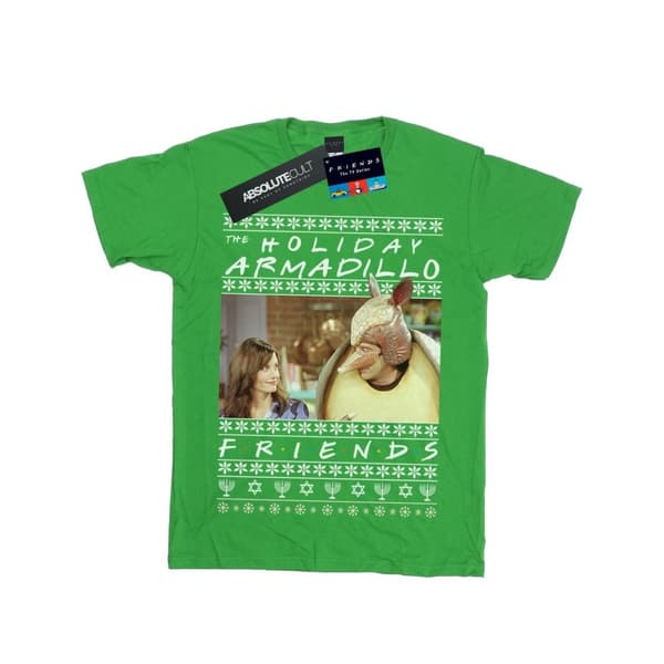 Friends Fair Isle Holiday Armadillo T-shirt i bomull för flickor