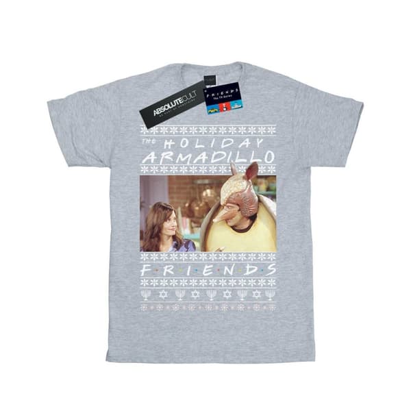 Friends Fair Isle Holiday Armadillo T-shirt i bomull för flickor