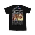 Miniatyrbild 1 av 3: Friends Fair Isle Holiday Armadillo T-shirt i bomull för flickor