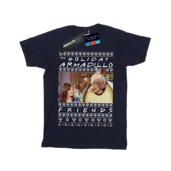 Friends Fair Isle Holiday Armadillo T-shirt i bomull för flickor