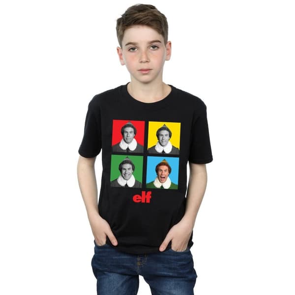 Elf T-shirt med fyra ansikten för pojkar