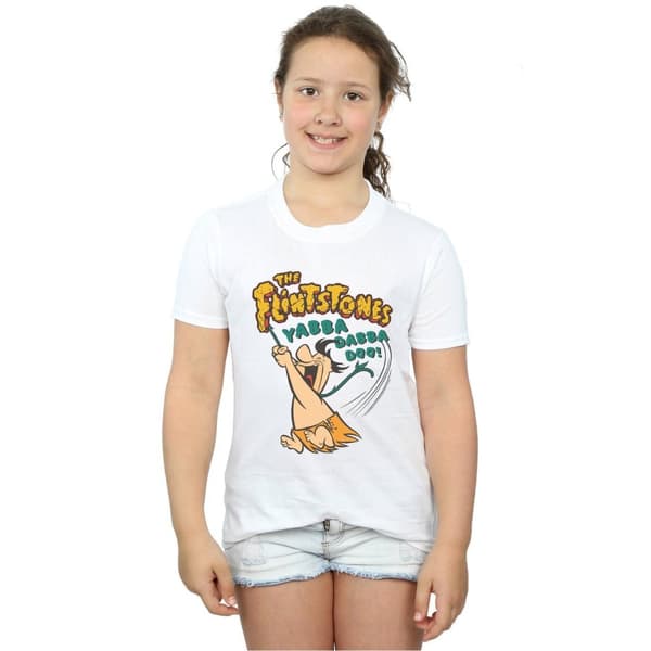 The Flintstones Girls Fred Yabba Dabba Doo Cotton T-Shirt
