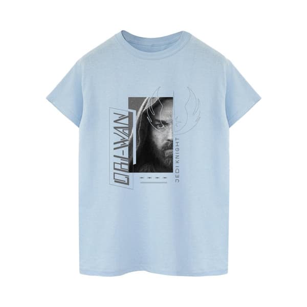 Star Wars Womens/Ladies Obi-Wan Kenobi Jedi SciFi Collage Cotton Boyfriend T-Shirt
