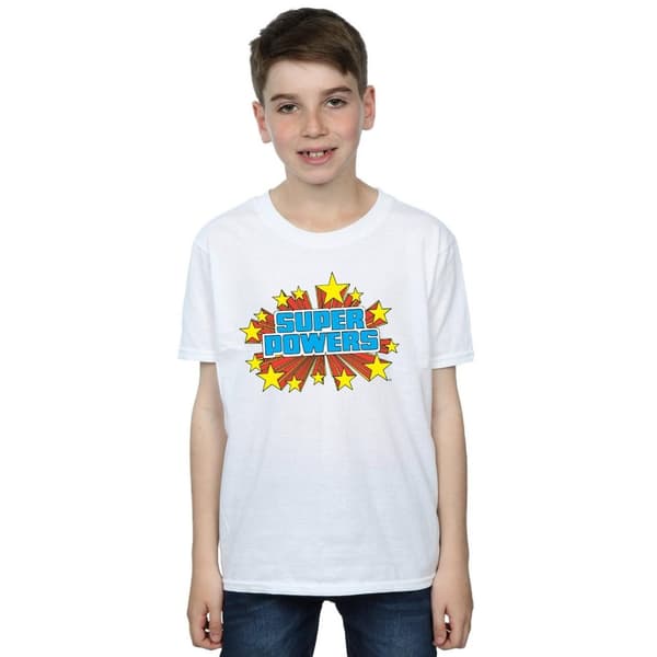 DC Comics Boys Super Powers Logo T-Shirt