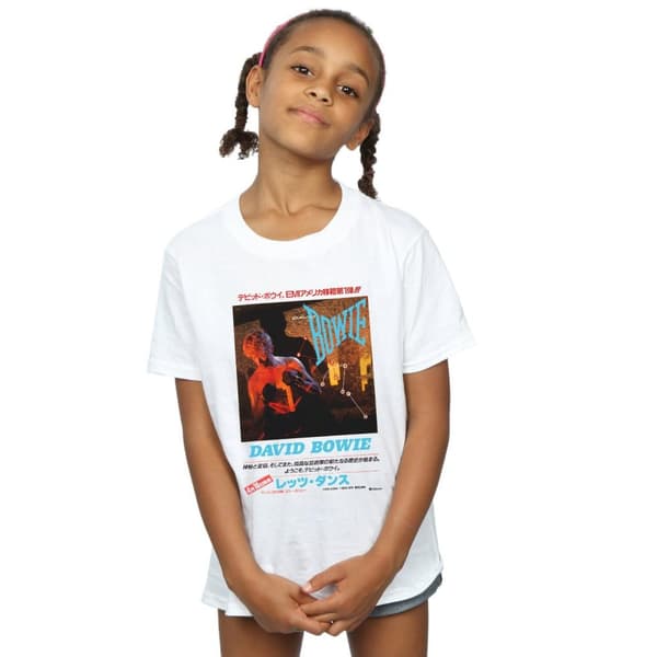 David Bowie Girls Asian Poster Cotton T-Shirt