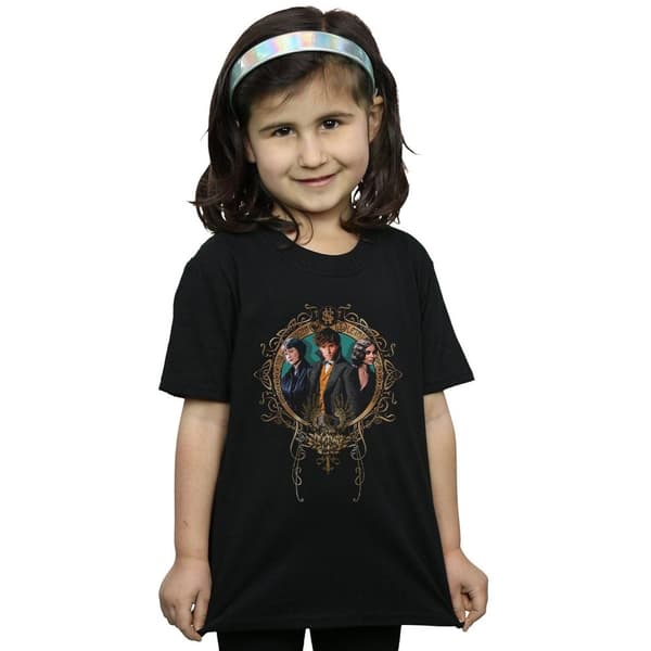 Fantastic Beasts Girls Tina, Newt And Leta Cotton T-Shirt