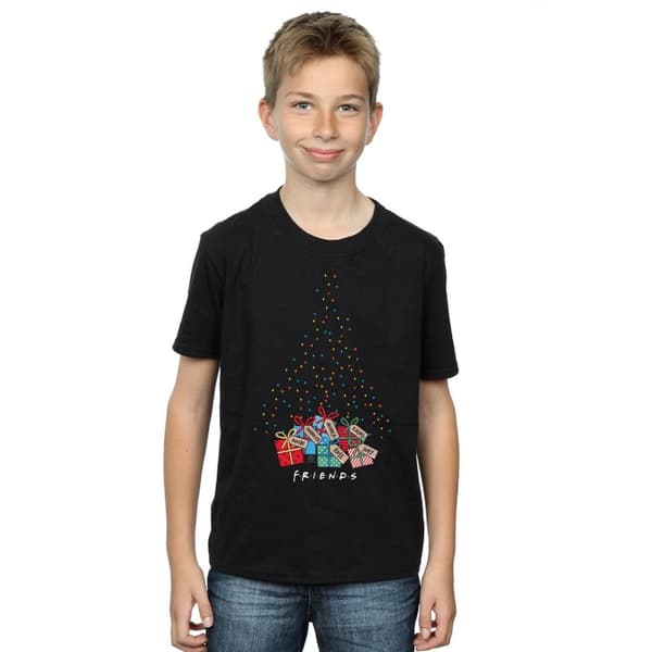 Friends T-shirt med julgransljus för pojkar