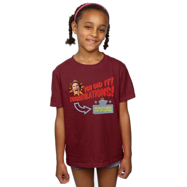 Elf Girls World´s Best Coffee Cotton T-Shirt