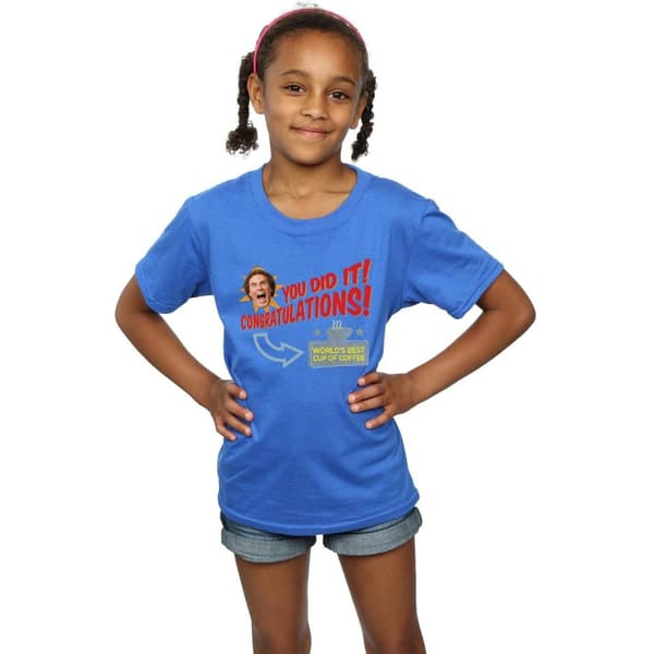 Elf Girls World´s Best Coffee Cotton T-Shirt