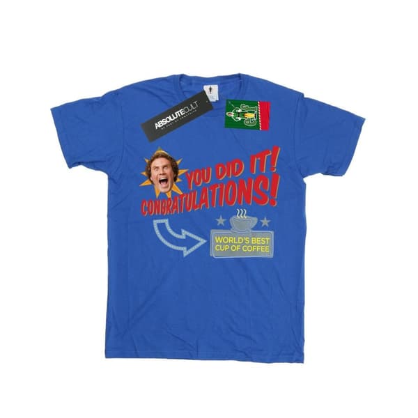 Elf Girls World´s Best Coffee Cotton T-Shirt