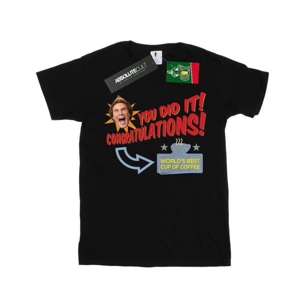 Elf Girls World´s Best Coffee Cotton T-Shirt