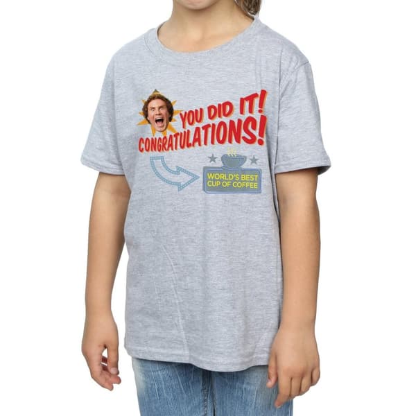 Elf Girls World´s Best Coffee Cotton T-Shirt