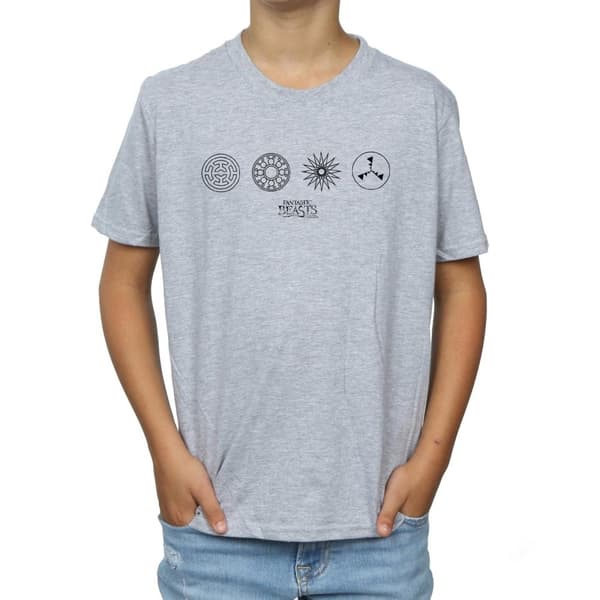 Fantastic Beasts Boys Circular Icons T-Shirt