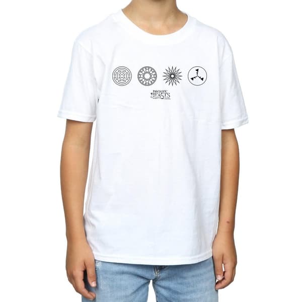 Fantastic Beasts Boys Circular Icons T-Shirt