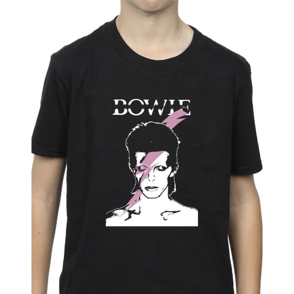 David Bowie Rosa Flash T-shirt för pojkar